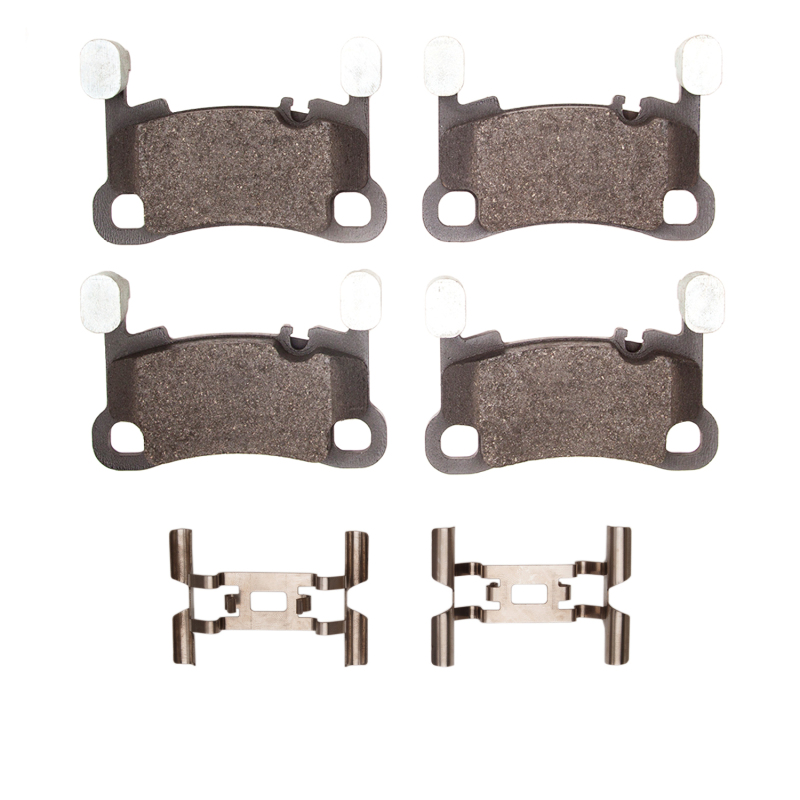 Porsche Cayenne Ceramic Brake Pads - Rear - R1 Concepts - R1 Ceramic Pads & Hardware Kit - `19-`23